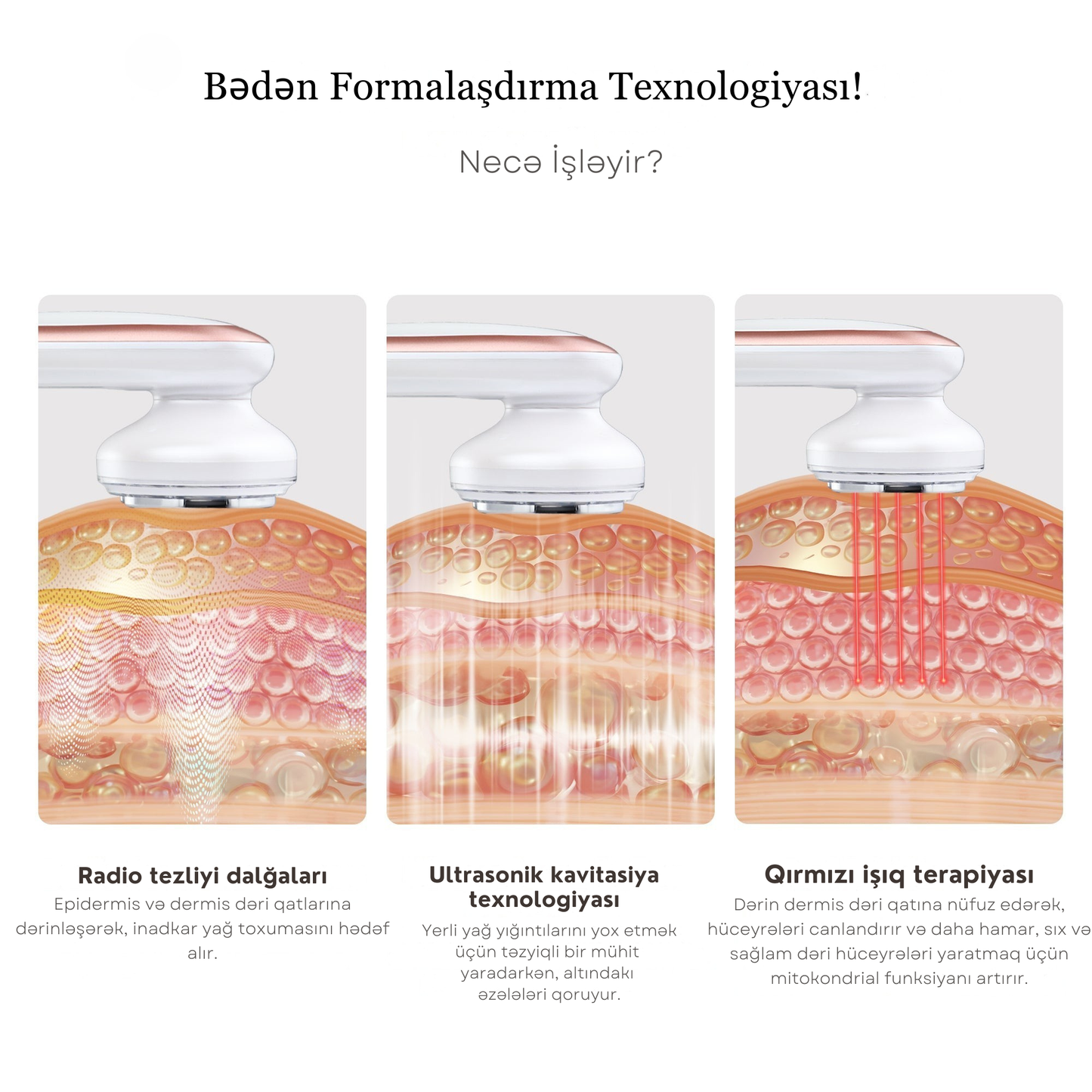 Formflex&Blumin Cihazı: Tək Cihaz, Üç Təsir! Sıxlaşdırın, Formaya salın, Parıldadın!